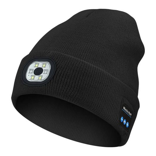 SmartCap™ — ciepła czapka 3 w 1 z Bluetooth, mikrofonem i LED